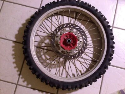 1991 KTM 250 MX EXC Front Wheel Rim Hub 21 - Image 1 of 4