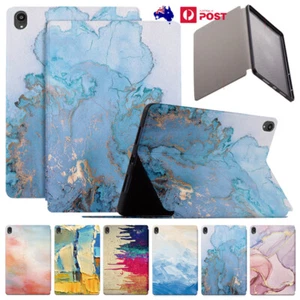 Pattern Leather Case Stand Cover For Lenovo M8 M9 M10 Plus 2nd 3rd M11 P11 P12 - Picture 1 of 33