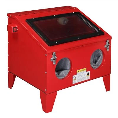 40 Gallons Bench Air Sandblasting Cabinet Sandblaster Blast Nozzles 60-125PSI - Imagem 1 de 4