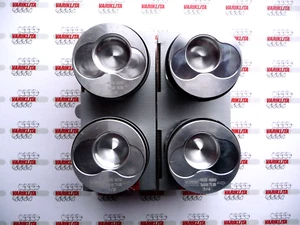 4X PISTON WITH RINGS AUDI FORD SEAT SKODA VW 1.9TDI 8V ANU ATD AVB AXR BKC +0.50 - Bild 1 von 10