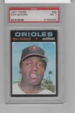1971 Topps #29 Don Buford MLB Baseball Trading Card (PSA 7 NM) Baltimore Orioles