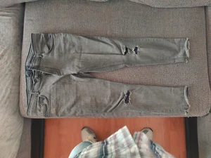 Herrenhose Ripped-Stretch-Jeans Gr.XL Schwarz von Clockhouse - Bild 1 von 4