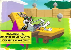 Proof #3/25 Bugs Bunny Cel w/ OBG Hollywood Hare Looney Tunes Robert McKimson - Picture 1 of 2