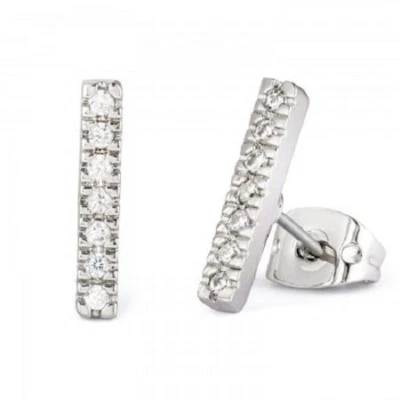 funkelnde kleine Ohrstecker, silberfarben, JULIE EARRING, Pippa & Jean - Bild 1 von 2