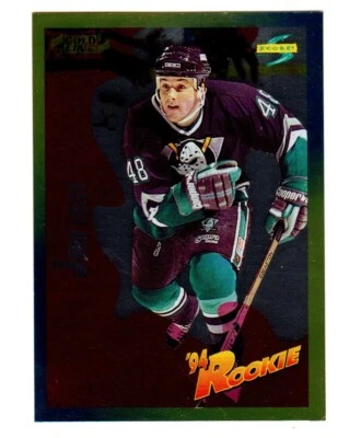1994-95 Pinnacle Score GOLD LINE #228 John Lilley ANAHEIM MIGHTY DUCKS - Image 1 of 2
