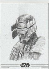 Star Wars The Rise of Skywalker Series 2 Knights Of Ren Sniper Sketch by Scott W