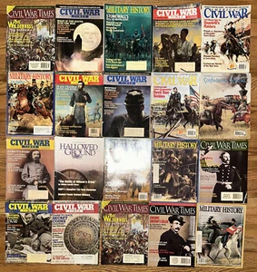 Lot of 20 Civil War Times / Illustrated - Military History Magazines Variety - Picture 1 of 3