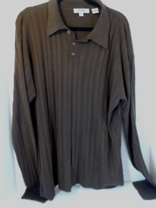 Linea UOMO Herren Pullover braun Acryl Strick Langarm Pulli - Gr. 2XL/2TG - Bild 1 von 5