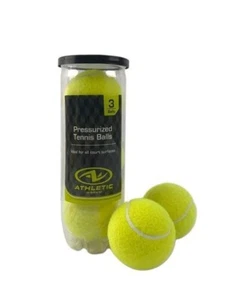 Bolas de tenis presurizadas Athletic Works para todas las superficies de la cancha incluyen 3 bolas - Imagen 1 de 3