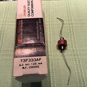 Miller 73F333AF R.F. Drossel 3,3mH 125mA 15,1 Ohm  - Bild 1 von 3