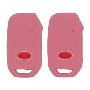 2pcs Car Key Fob Cover Case for 2019-2021 Kia Soul Forte Sorento NIRO, Pink - Picture 1 of 7