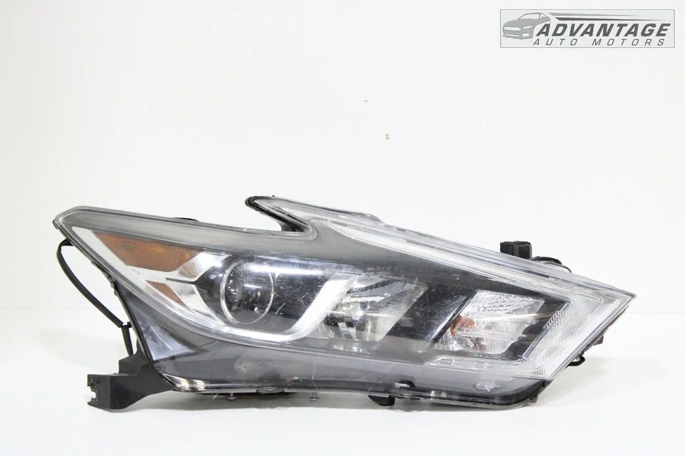 Faro delantero derecho pasajero Nissan Máxima 2016-2018 halógeno depósito OEM Foto 1 de 4