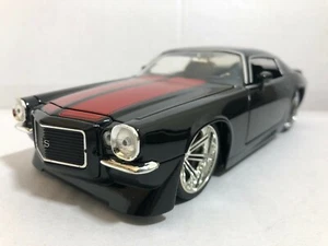 JADA BIGTIME MUSCLE BTM 1971 CHEVY CAMARO BLACK 1:24 DIECAS MODEL NEW NO BOX - Picture 1 of 10