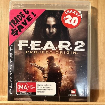 FEAR 2 Project Origin PlayStation 3 Complete With Manual (S6.2) - Image 1 of 2