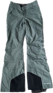 Women's Columbia Omni-Shield Xanadu Green Insulated Ski Snow Pants XS