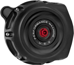 PERFORMANCE MACHINE (PM) 0206-2132-SMB Vintage Air Cleaner - Black Ops™ - Picture 1 of 1