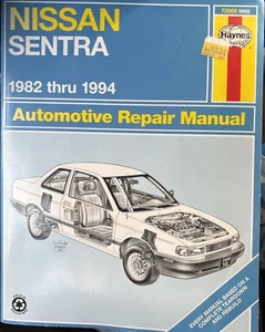 Haynes NISSAN Sentra Repair Manual 1982-1994 - Picture 1 of 4