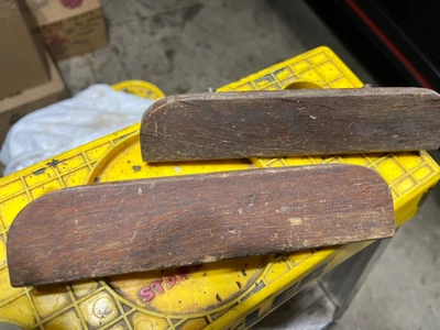 2件老式7.25英寸升木质抽屉拉手家具五金件 — 第 1/2 张图片