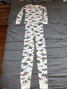 Hanna Anderson Size 10 Dinosaurs Pajamas - Picture 1 of 3