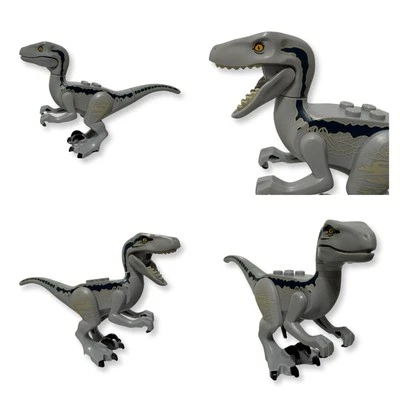LEGO Jurassic World Blue Velociraptor Dinosaur Figure 5in EUC - image 1 of 4