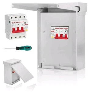 60 Amp Spa Panel mit 3-poligem 60 Amp GFCI Schutzschalter inklusive zusätzlicher Räume RT15 - Bild 1 von 8