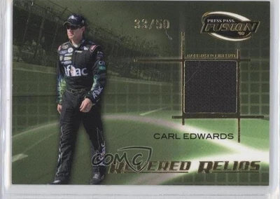 2009 Press Pass Fusion Revered Relics Gold /50 Carl Edwards #RR-CE - Image 1 of 2