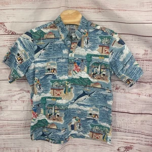 Camisa Reyn Spooner Para Hombre XL Isla Santa Catalina Manga Corta Abotonada - Imagen 1 de 12