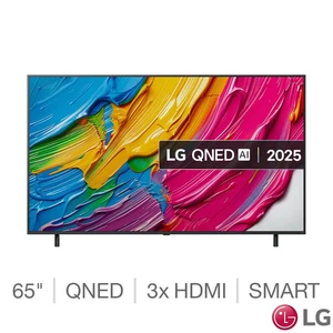 LG 65QNED80A6A 65 Inch QNED 4K Ultra HD Smart TV - Picture 1 of 8
