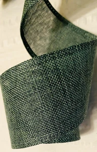 Cinta con cable verde bosque de Navidad sólida de 1,5" x 5 yardas otoño Navidad todos los días - Imagen 1 de 3