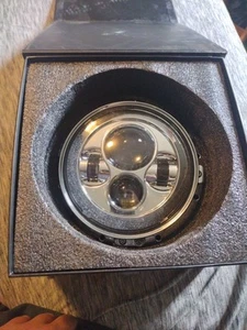 7" LED Blackout Headlight HW 195001 for Harley® Touring & Softail - Picture 1 of 10