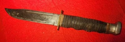 Cuchillo de Lucha KABAR Antiguo Original Cuchillo de Combate Foto 1 de 4