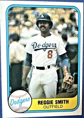 1981 Fleer Reggie Smith Los Angeles Dodgers #111 - Image 1 of 2