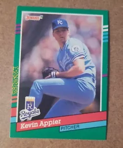 Tarjeta de béisbol Donruss 1991 #740 Kevin Appier - Reales de Kansas City - Imagen 1 de 2