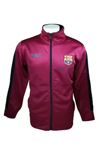FC Barcelona Official Mens Zipper Soccer Jacket A Grade 001 - Picture 1 of 1