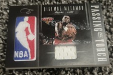 2010-11 BLACK BOX PASSING TORCH MAN LOGOMAN  DIKEMBE MUTOMBO JOSH SMITH 4/99 WOW