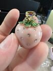 JUICY COUTURE RARE PINK STRAWBERRY WITH CRYSTALS CHARM HTF