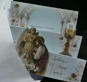 20 Invitaciones Primera Comunion(Spanish First Communion Invitations)Favors,niña - Picture 1 of 12