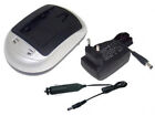 Powersmart Chargeur + Câble De D'auto Pour Panasonic Ag-Ac130 Ag-Ac160 Ag-Hmr10