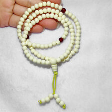 6 mm white porcelain ruby 108 beads Mara bracelet Healing Reiki Wrist Wristband