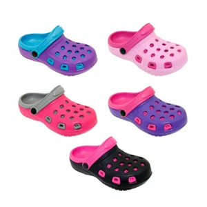 Kids Girls Clogs Water Shoes Children Sandals Casual Beach Shower Slippers - Picture 1 of 39