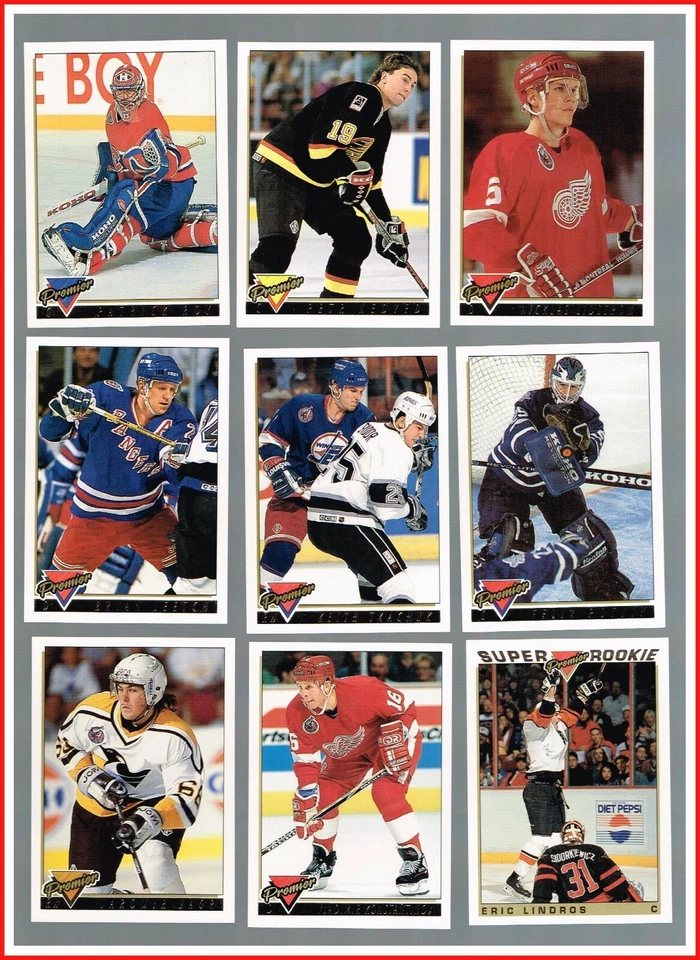 1993-94 Topps Premier GOLD Hockey Cards  - PICK YOUR PLAYER - NM/MT - Image 1 of 1