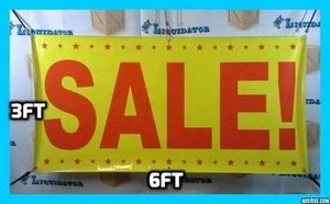 OFERTA 3' x 6' letrero de pancarta NUEVO PARA el tamaño más grande AHORA la más alta calidad 3 pies X 6 pies - Imagen 1 de 1