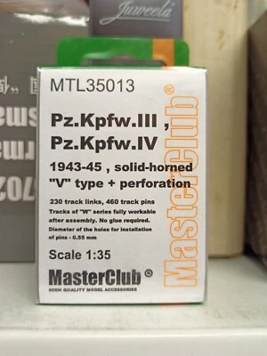 MODELLISMO- Pz.Kpfw.III/IV 1943-45 tracks - MASTERCLUB MTL-35008 -1/35 scale - Immagine 1 di 2