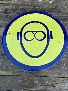 Vintage enamel metal sign Industrial plate - Picture 1 of 4