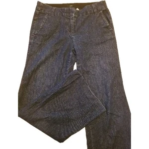 J. Pantalones de mezclilla Crew FAVORITE FIT talla 0 pierna recta cremallera frente plano excelente - Imagen 1 de 6
