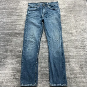 Jeans Levi's 505 talla 32x32 para hombre pierna recta tiro medio lavado azul denim - Imagen 1 de 12