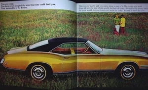 Buick Riviera 1968 folleto de ventas de sala de exposición de autos original concesionario - Imagen 1 de 4
