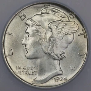 1944-S 10c Mercury Dime - ICG MS 67 - Picture 1 of 4