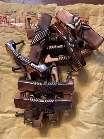 Copper colored Metal Pulls Cover