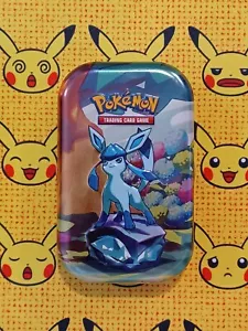 Glaceon Prismatic Evolutions Mini Tin - Leerdose + Kunstkarte & Münze - Bild 1 von 2